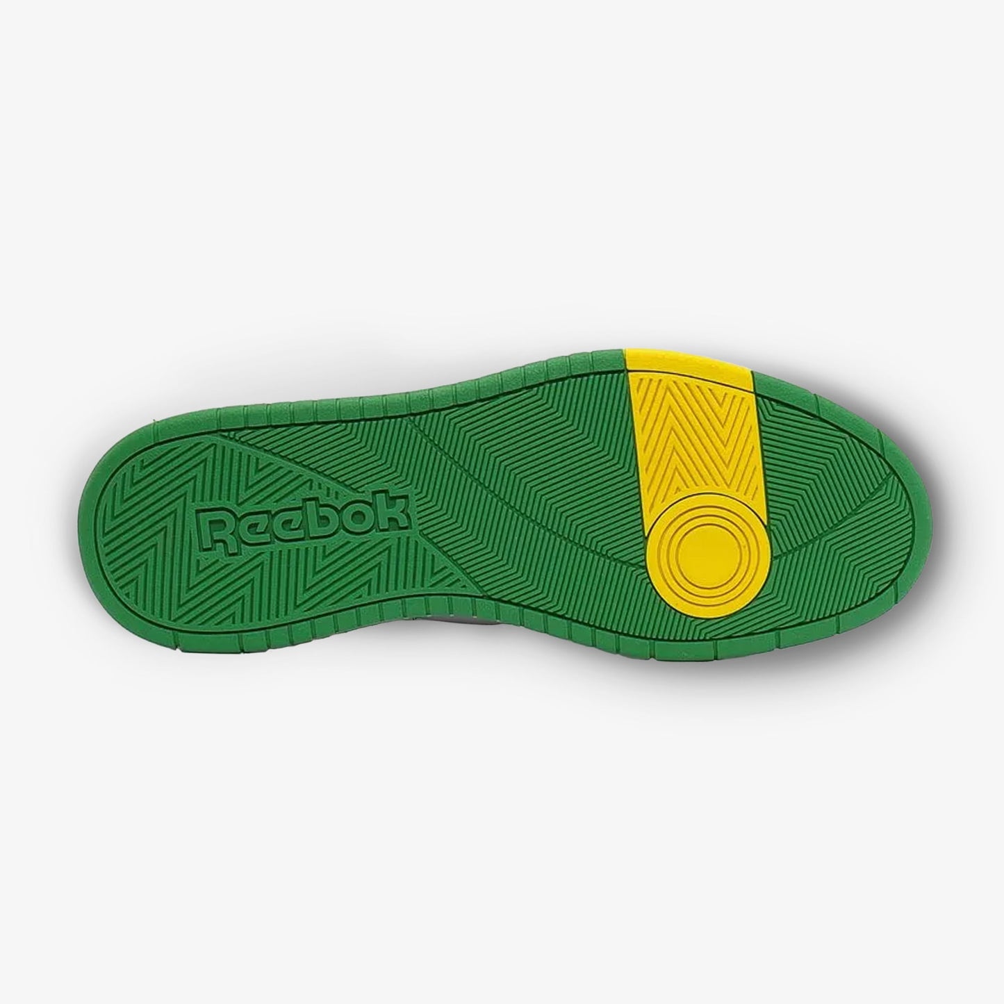Tenis Reebok BB 1000 Unisex Blanco Verde Amarillo