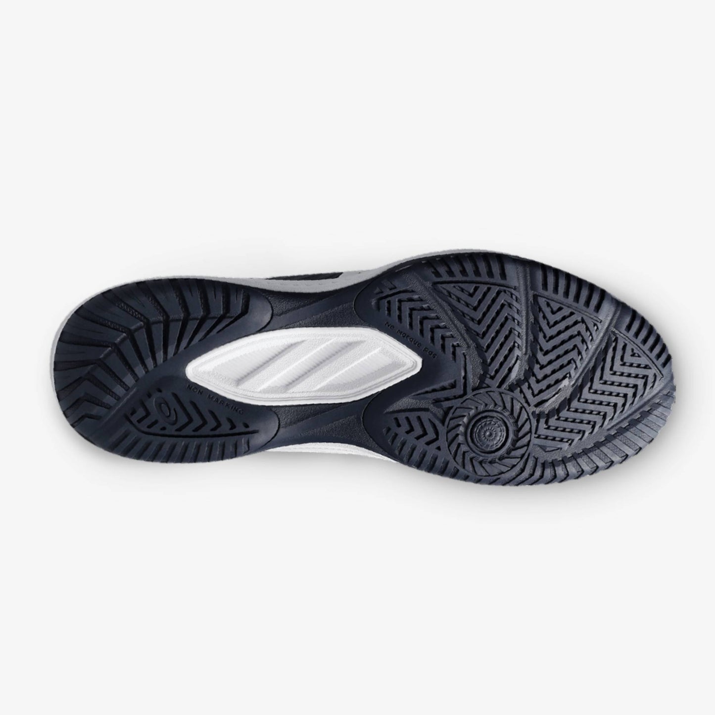 Tenis Asics Court Slide 4 Hombre Azul Blanco