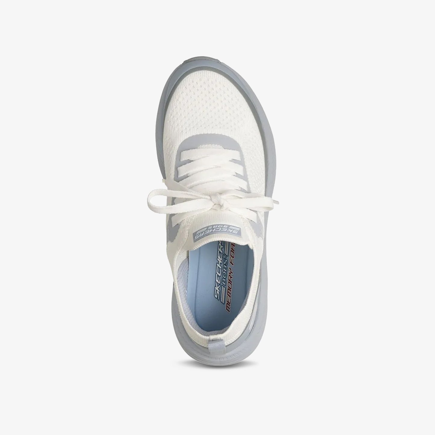 Tenis Skechers Bobs Skillz Mujer Blanco Azul