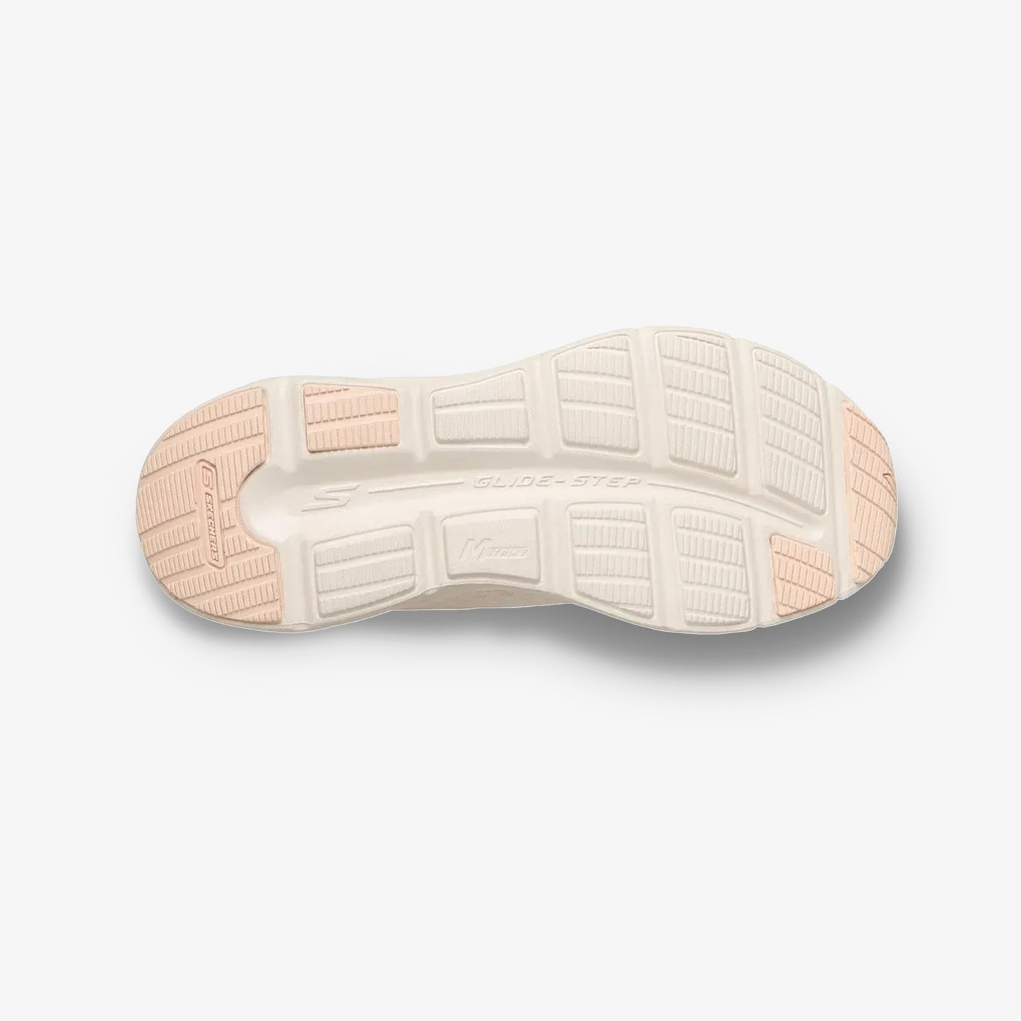 Tenis Skechers Glide Step Vortex Mujer Beige