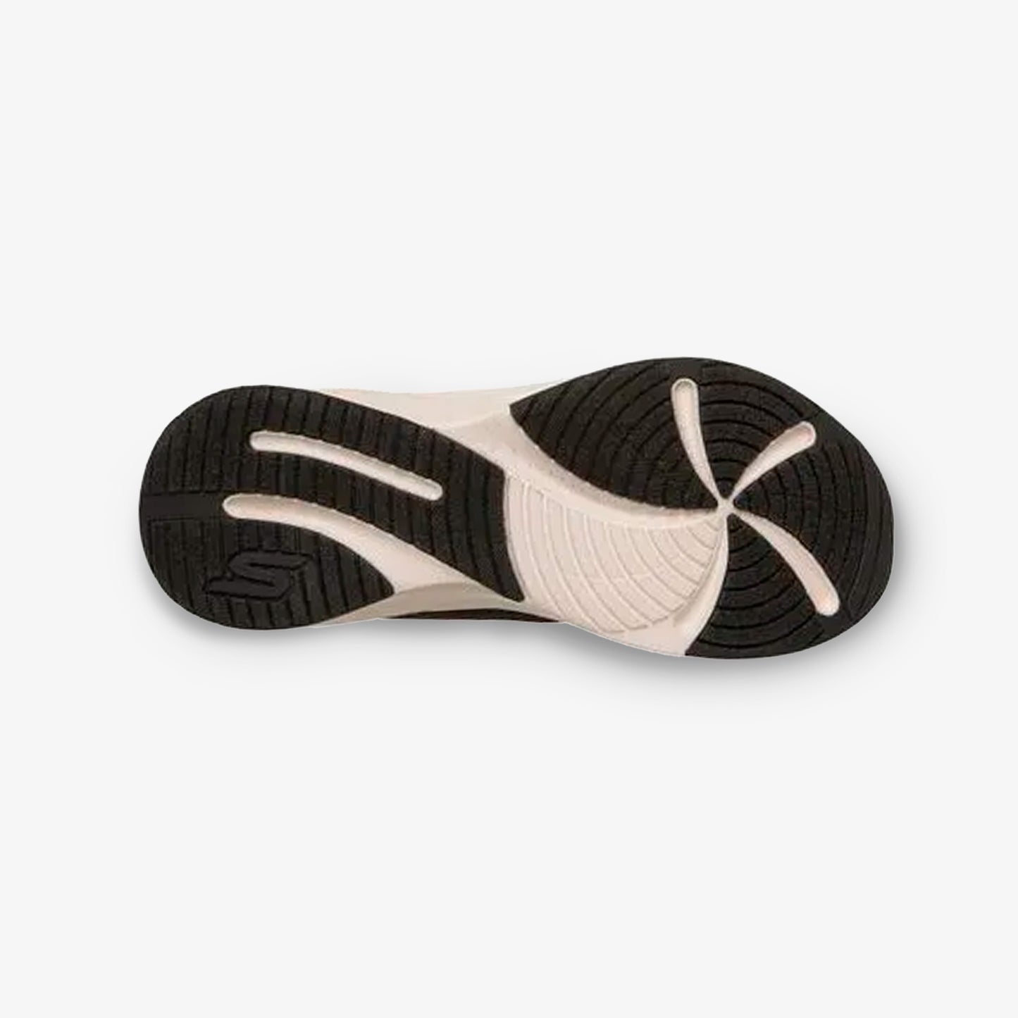Tenis Skechers Plush Foam Mujer Negro Blanco