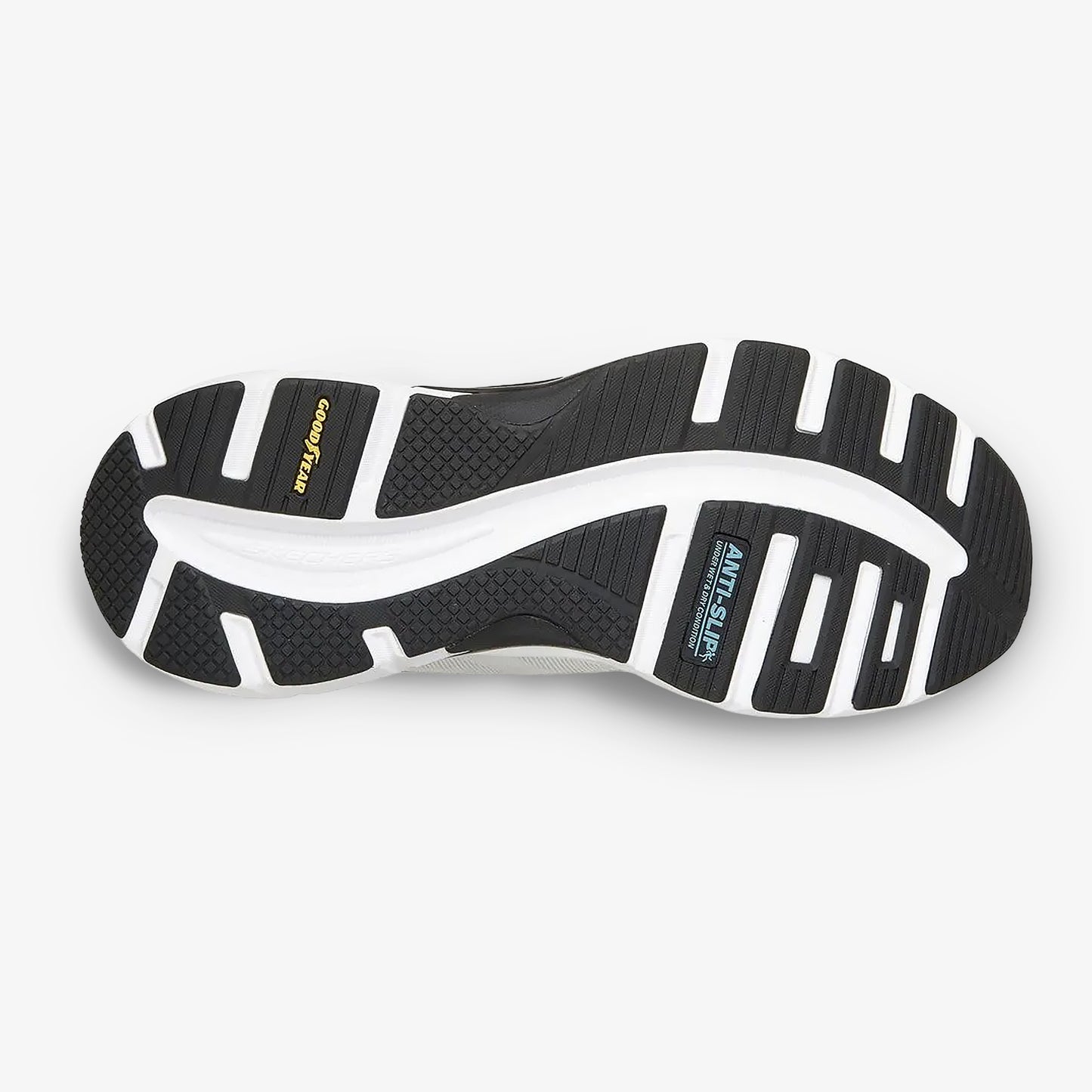 Tenis Skechers Cage Hombre Negro Azul