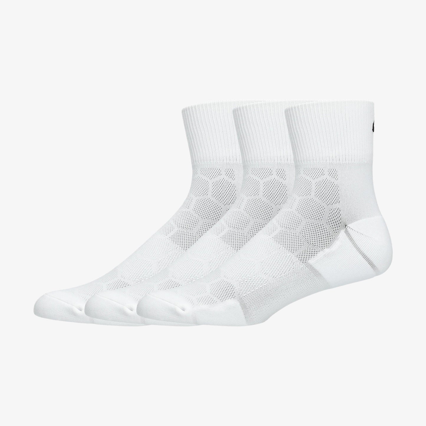 Medias Asics Quarter 3P Unisex Blanco