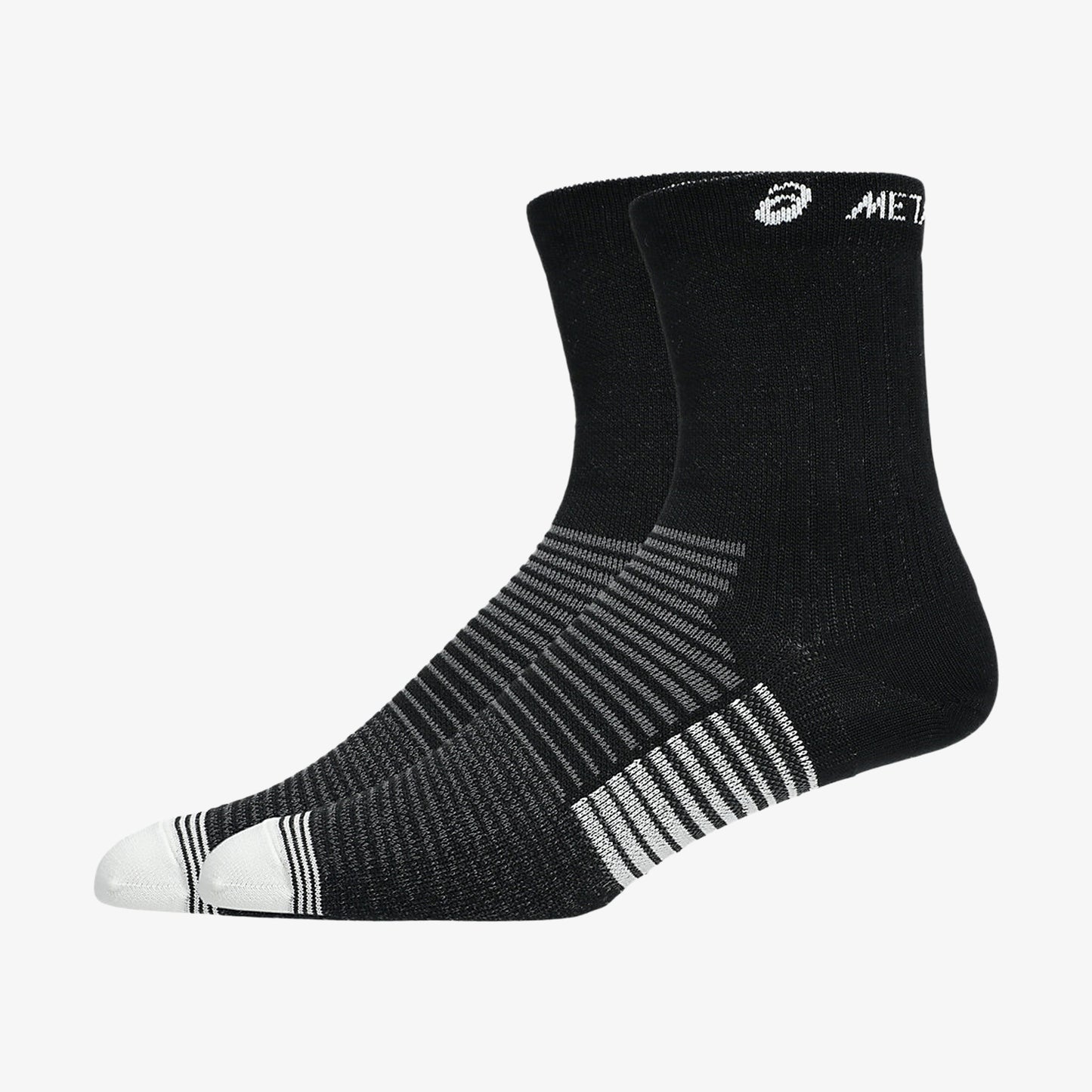 Medias Asics Metaspeed Socks Crew Unisex Negro Blanco