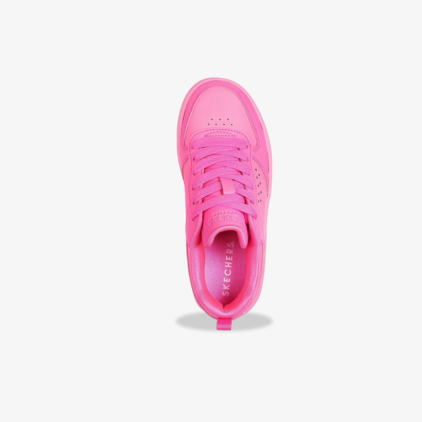 Tenis Skechers Court Hight Color Zone Niña Fucsia