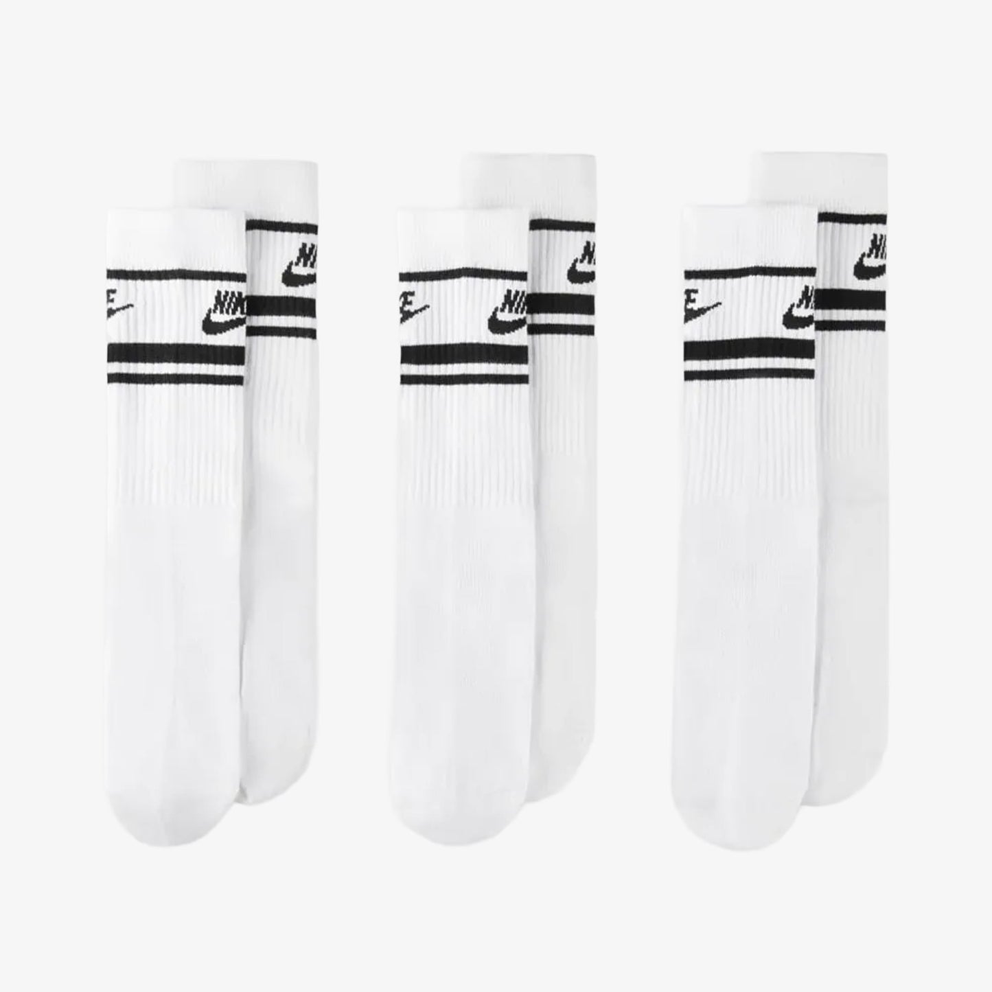 Medias Nike X3 Sportswear Dri-FIT Everyday Essential Unisex Blanco