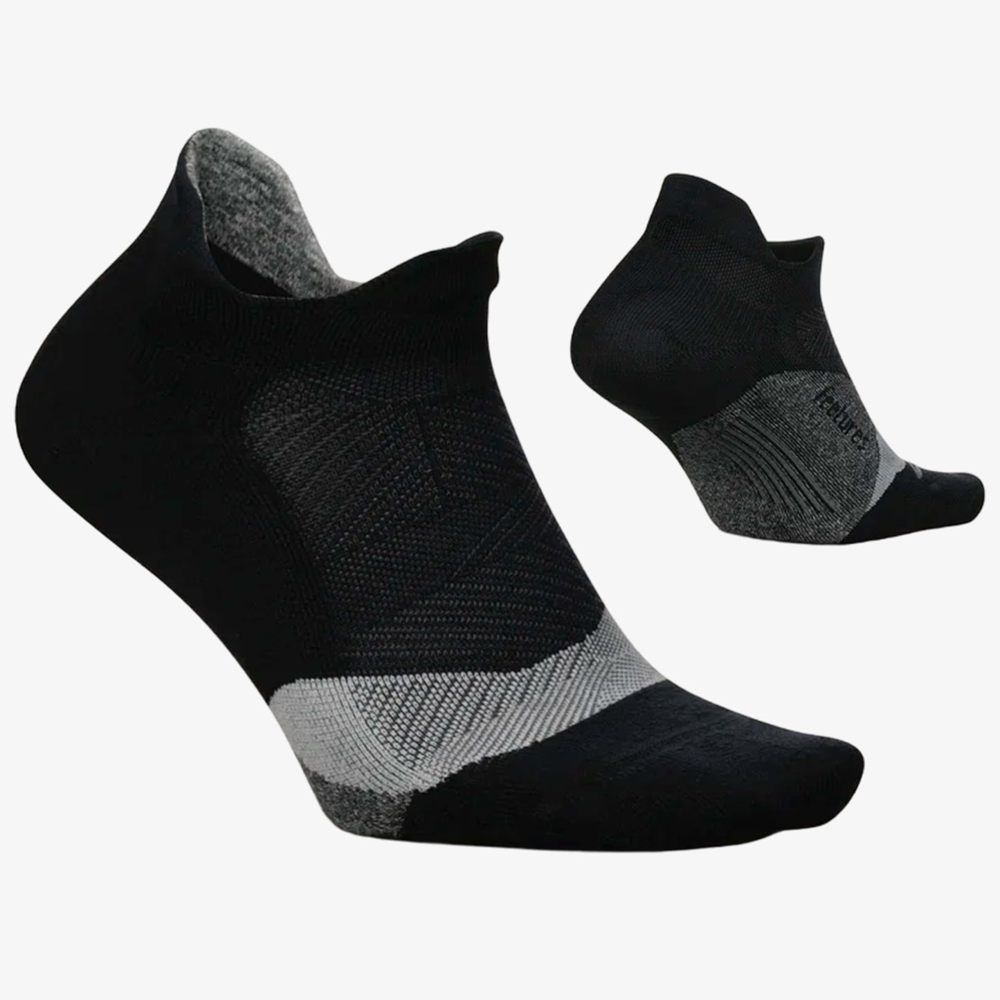 Medias Feetures Elite Light Negro Gris