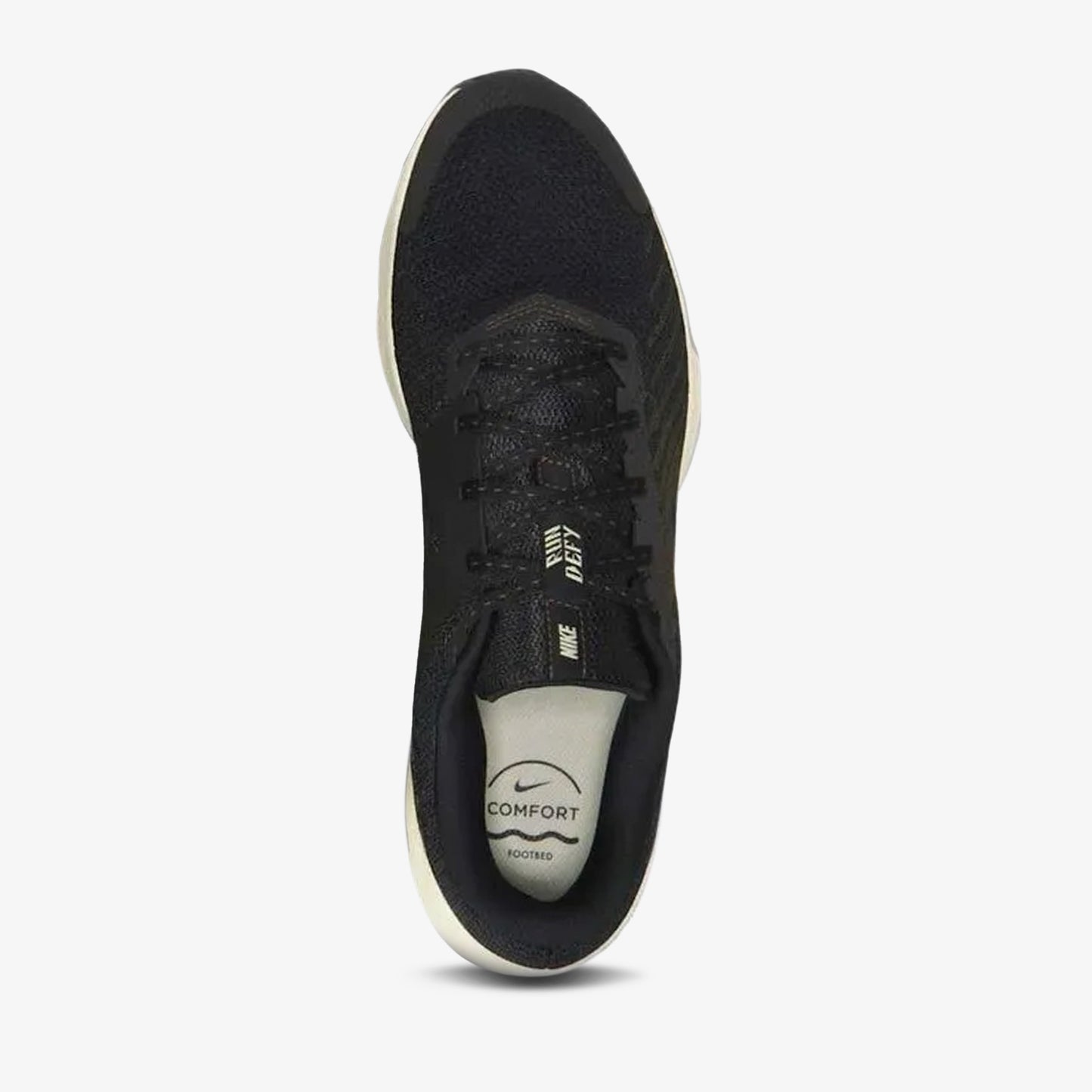 Tenis Nike Run Defy Hombre Negro Beige
