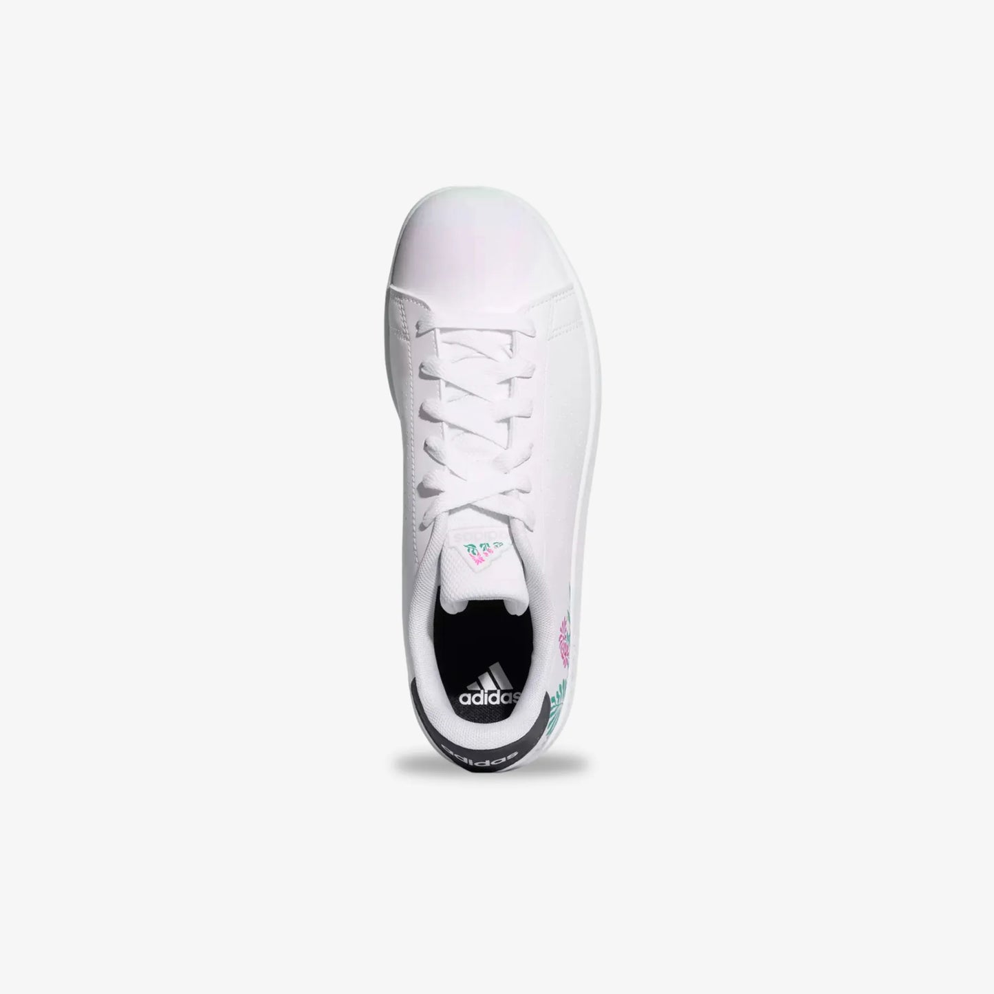 Tenis Adidas Advantage Niño Blanco Negro
