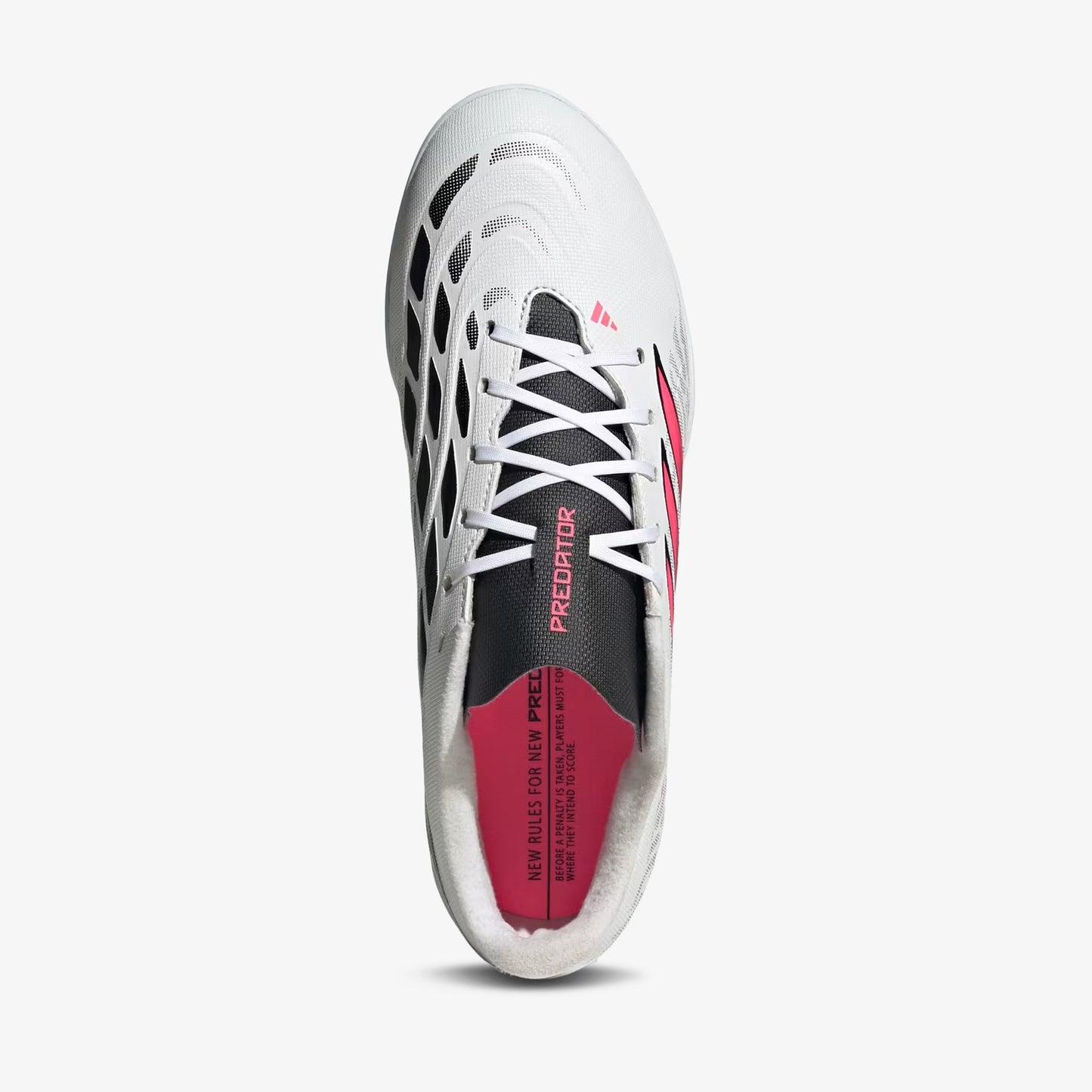 Guayos Adidas Sinteica Predator Unisex Blanco Rosa