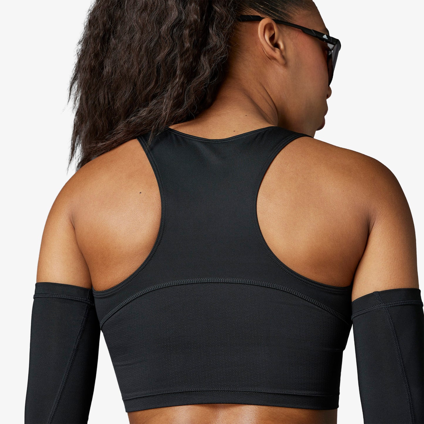 Camiseta Corta Running Adidas Adizero Essentials Mujer Negro