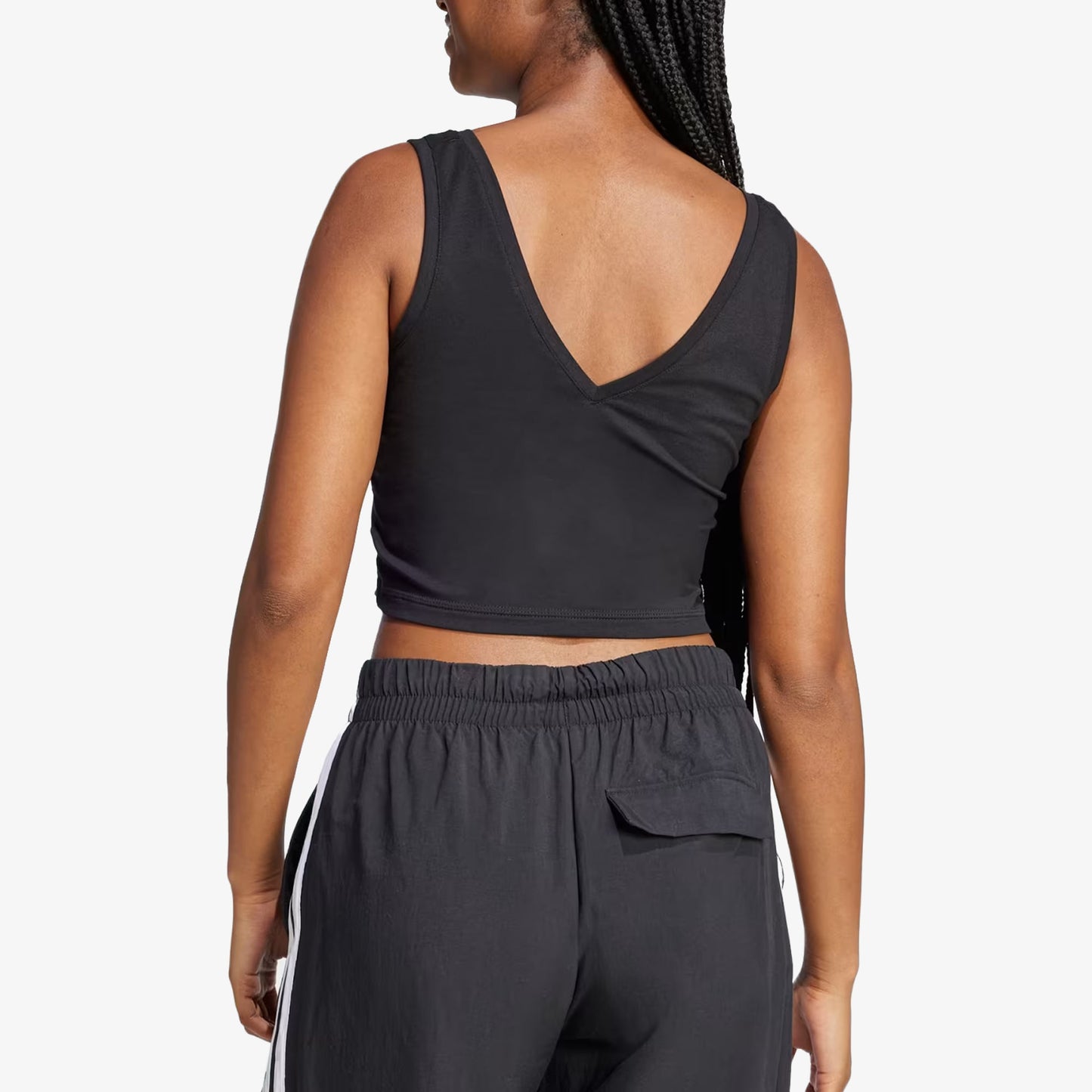 Top Adidas Lifestyle Essentials Small Logo Algodón Mujer Negro