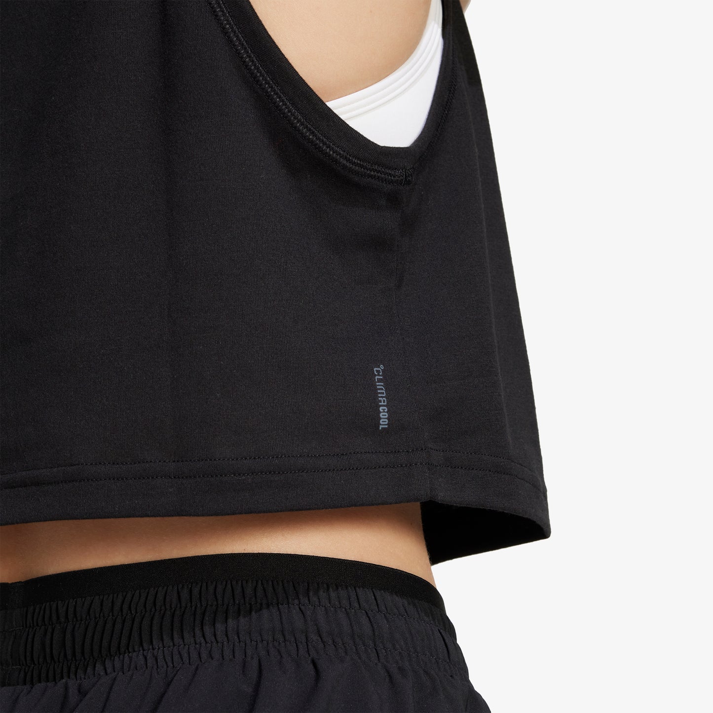 Camisilla Esqueleto Adidas We Tank Essentials Boxy Mujer Negro