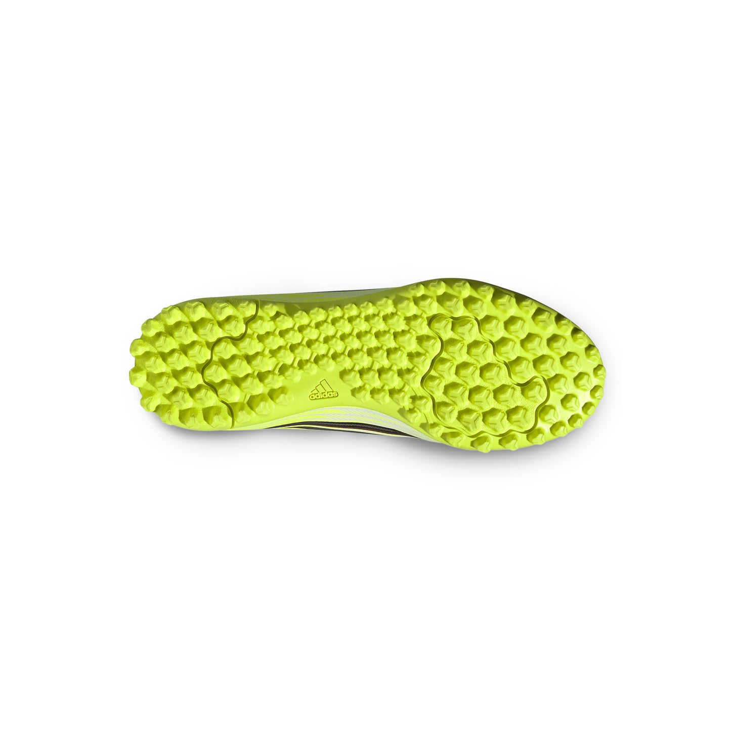 Guayos Sintético Adidas F50 Club Kids Amarillo Plateado