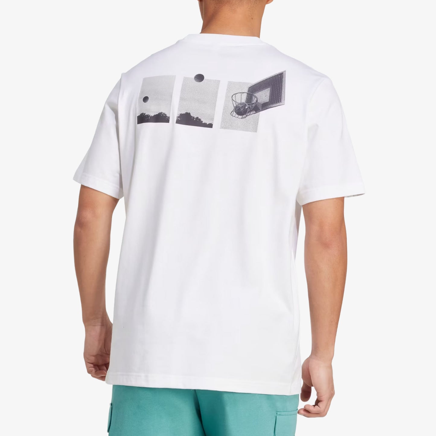 Camiseta Adidas Lens Power Hombre Blanco