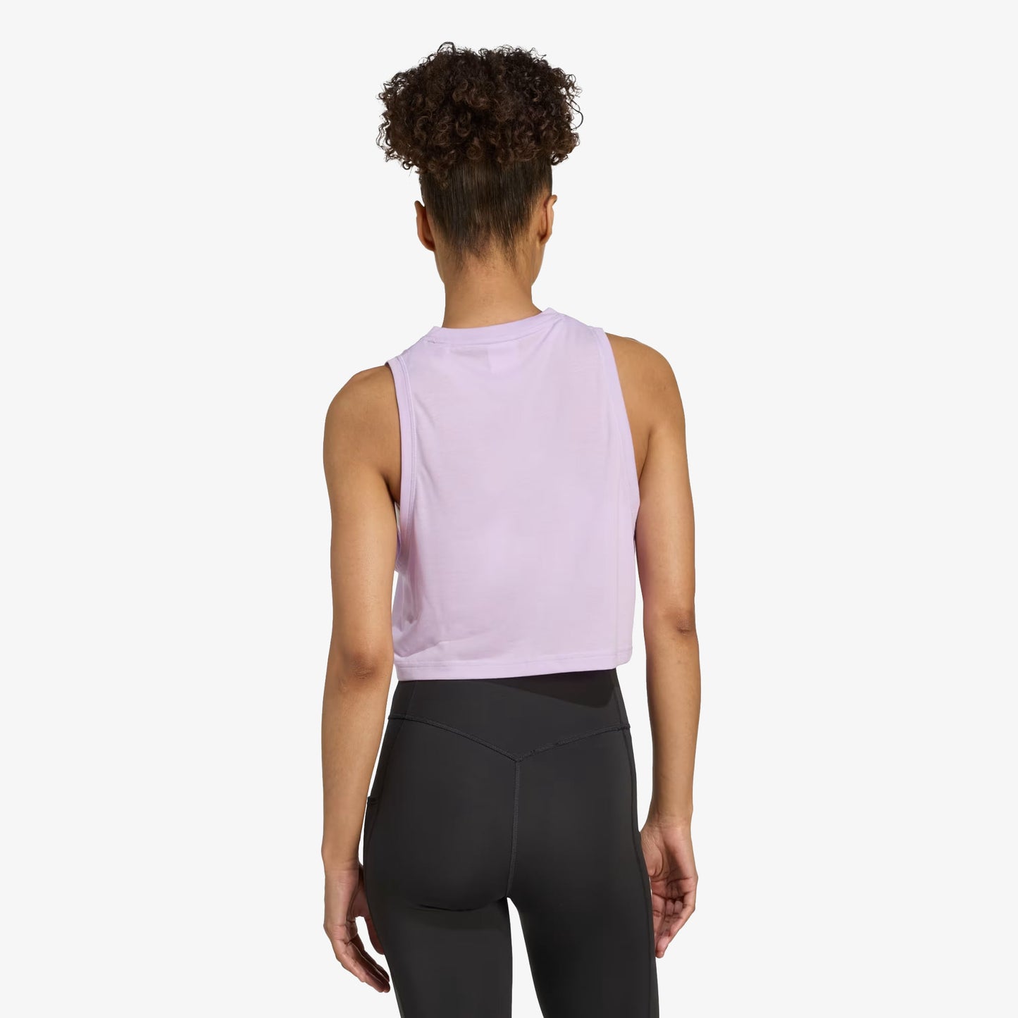 Camiseta Esqueleto Adidas Training Essentials Boxy Mujer Morado