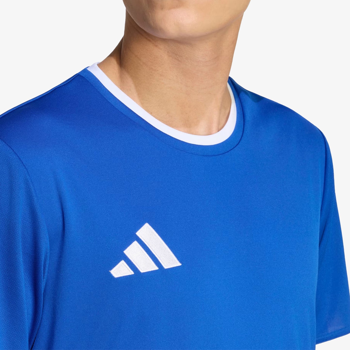 Camiseta Adidas Entrada26 Hombre Azul Blanco