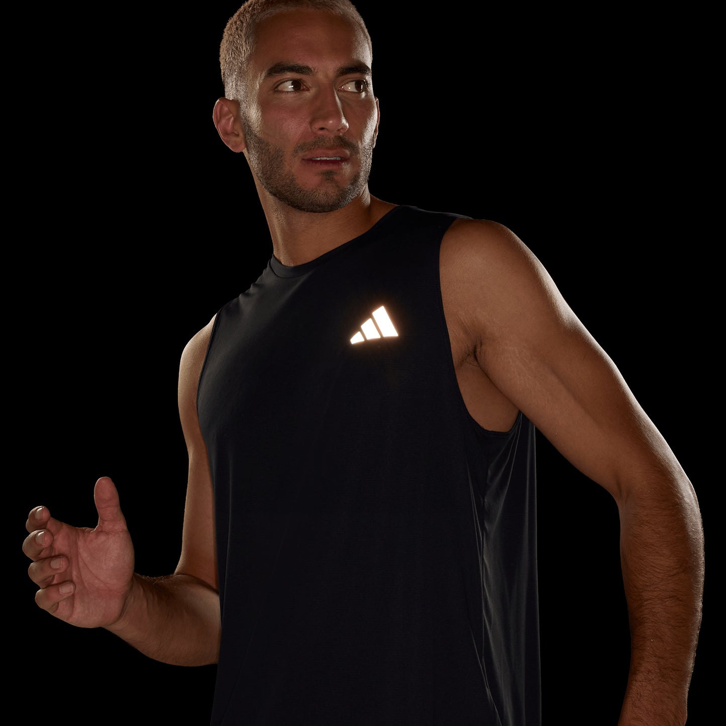Camisilla Esqueleto Adidas Adizero Essentials Hombre Negro