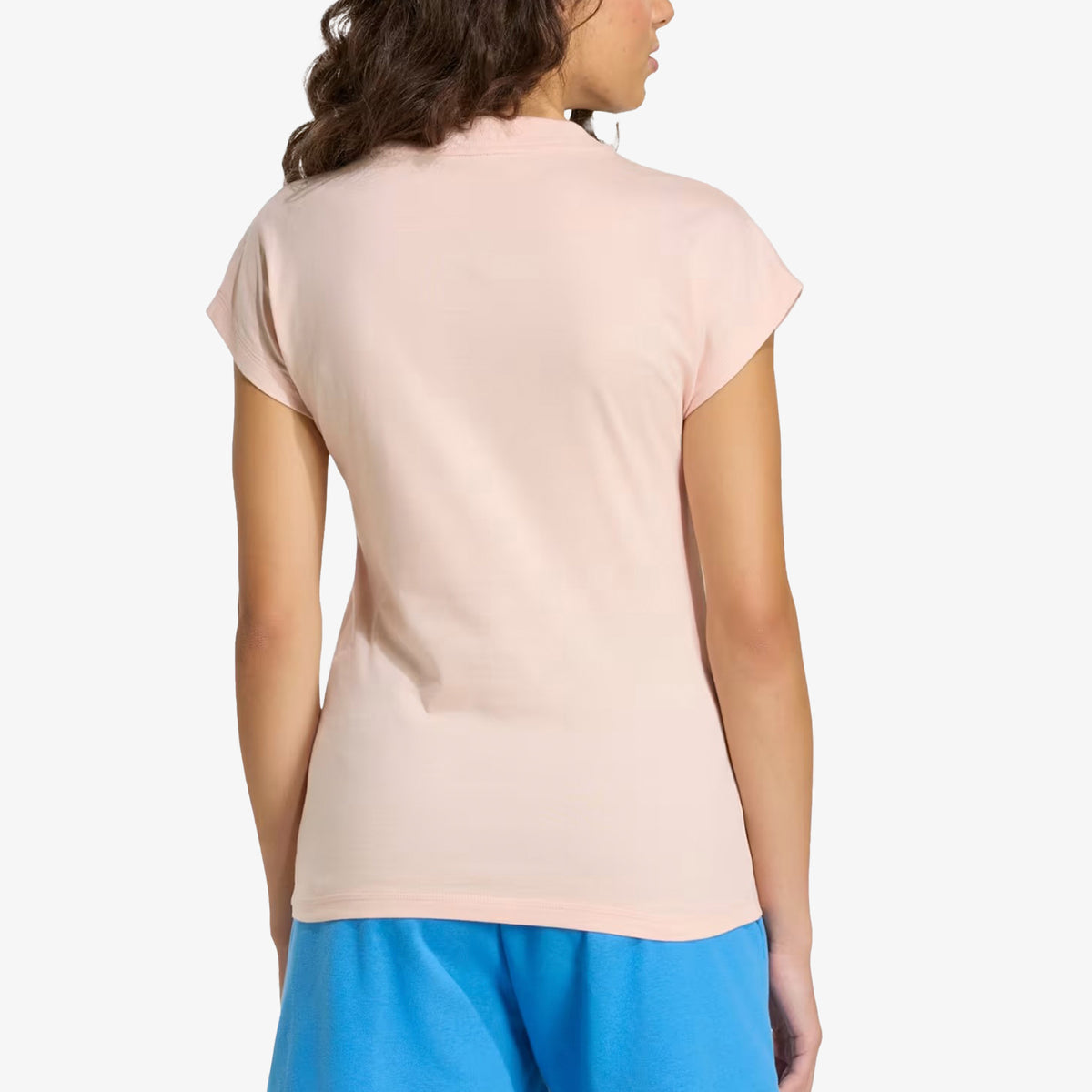 Camiseta Adidas Essentials Linear Mujer Rosa