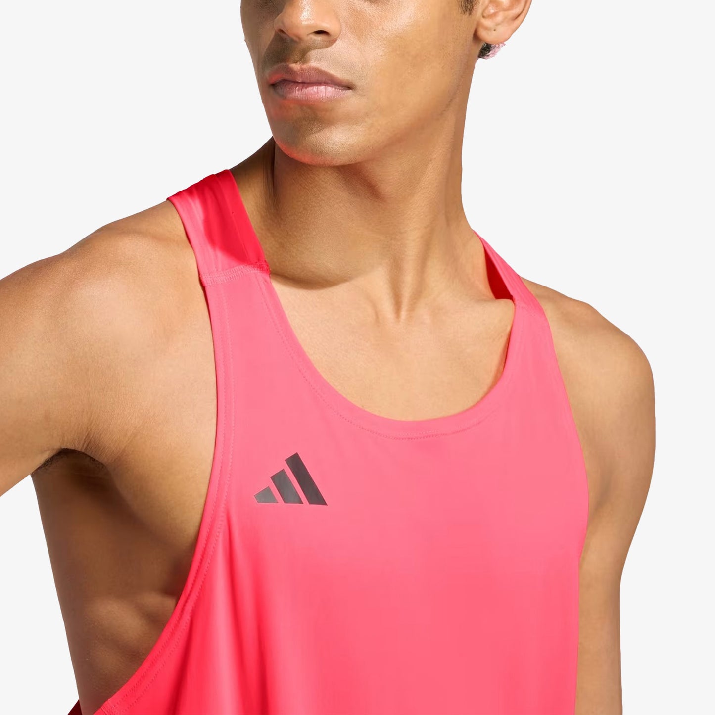 Camiseta Adidas Adizero Essentials Hombre Fucsia