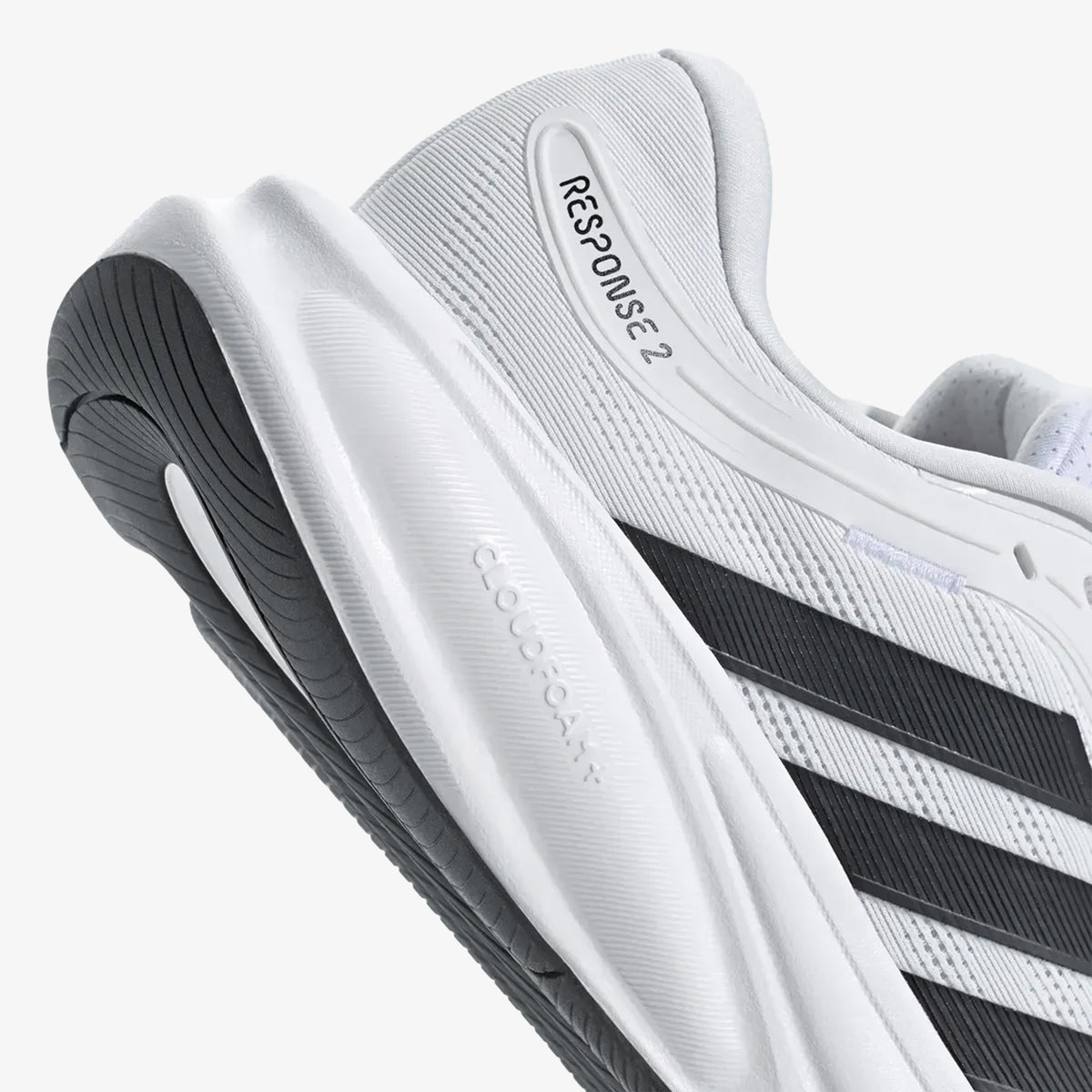 Tenis Adidas Response 2 Hombre Blanco Negro