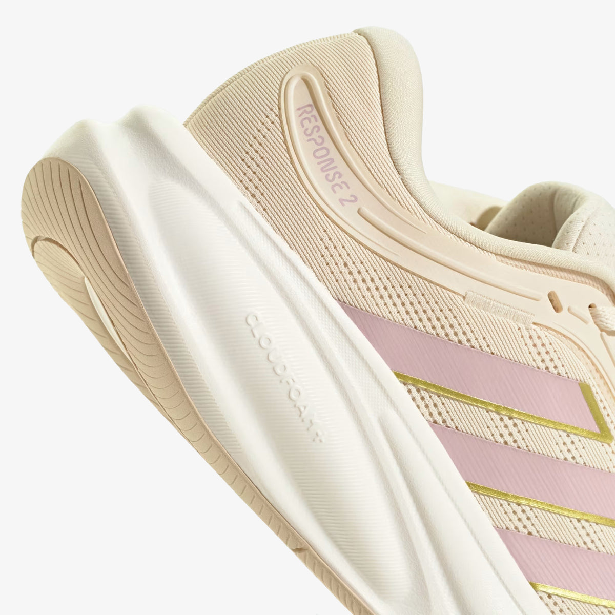 Tenis Adidas Response 2 Mujer Beige