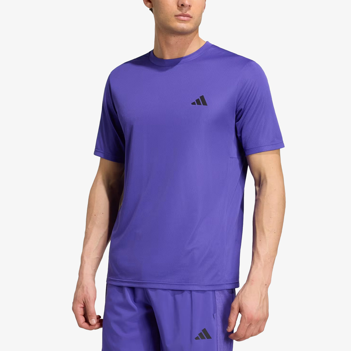 Camiseta Adidas Workout Essentials Hombre Morado