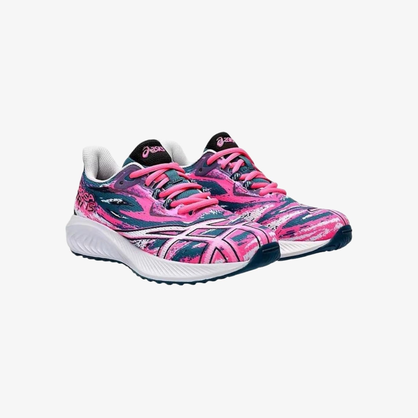 Tenis Asics Gel-Noosa Tri 15GS Niña Rosado Azul