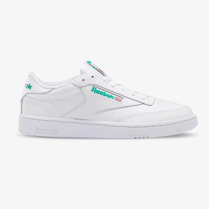 Tenis Reebok Club C 85 Hombre Blanco Verde