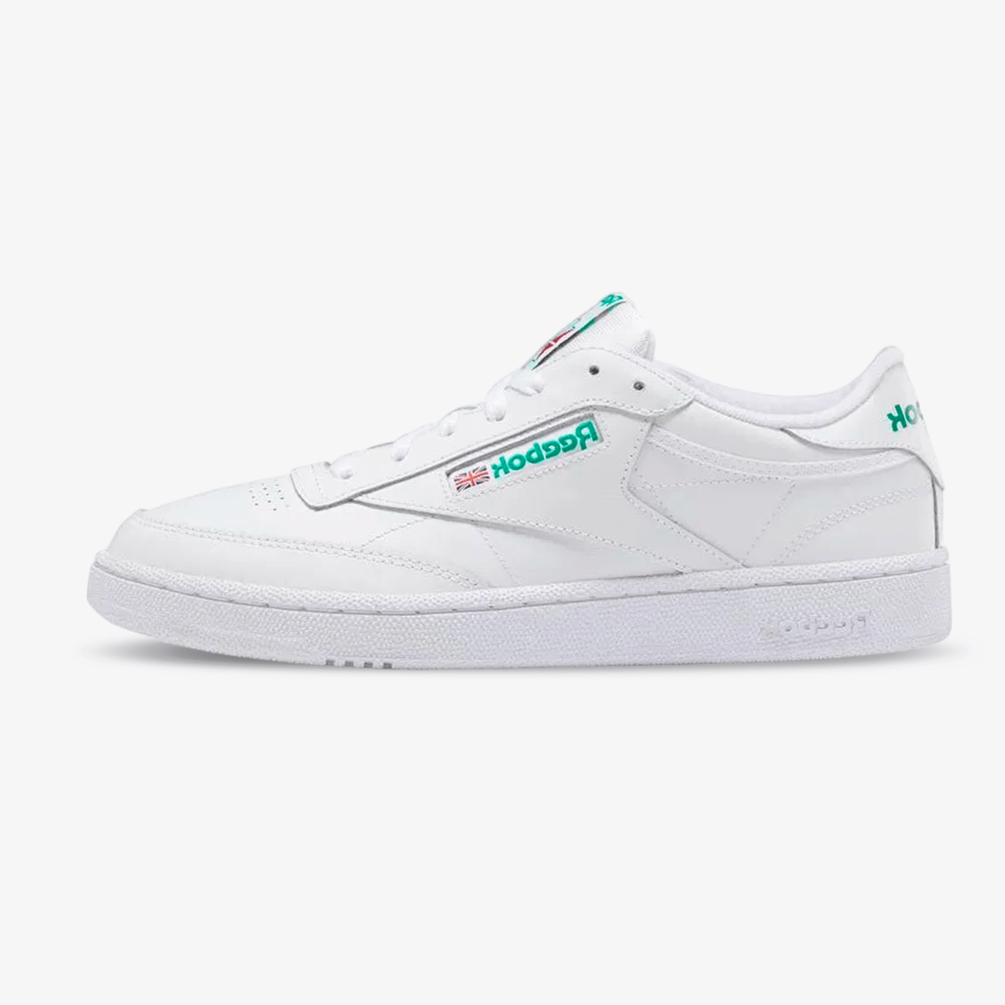 Tenis Reebok Club C 85 Hombre Blanco Verde
