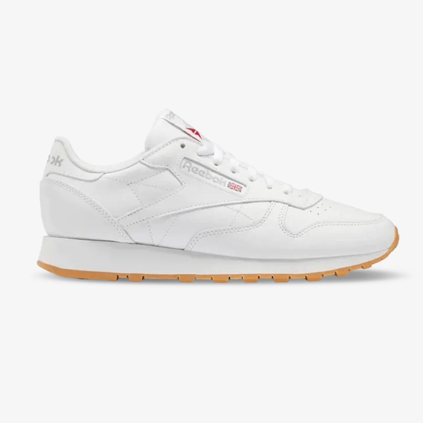 Tenis Reebok Classic Leather Hombre Blanco Goma