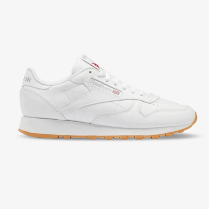 Tenis Reebok Classic Leather Hombre Blanco Goma