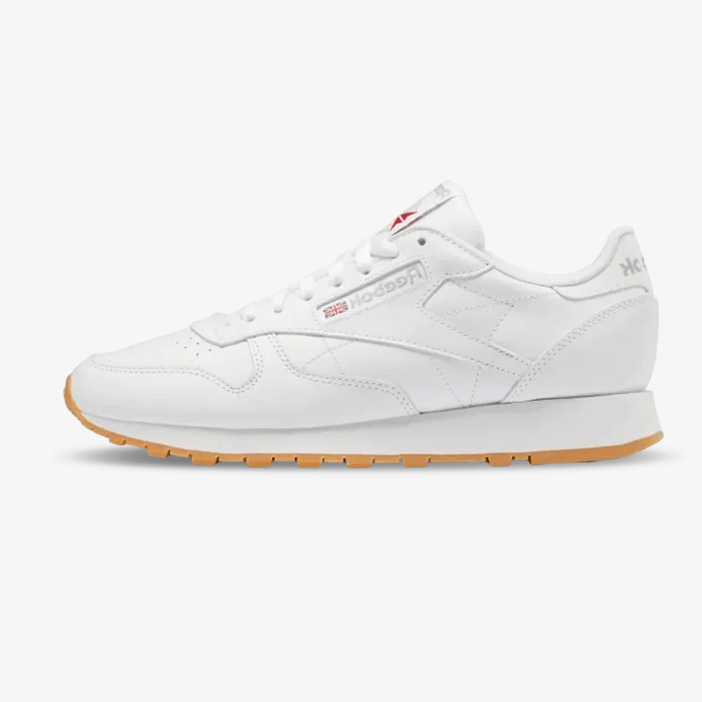 Tenis Reebok Classic Leather Hombre Blanco Goma