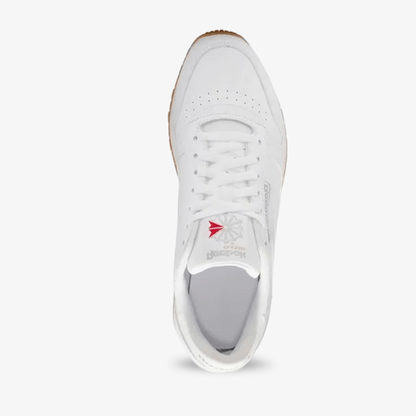 Tenis Reebok Classic Leather Hombre Blanco Goma