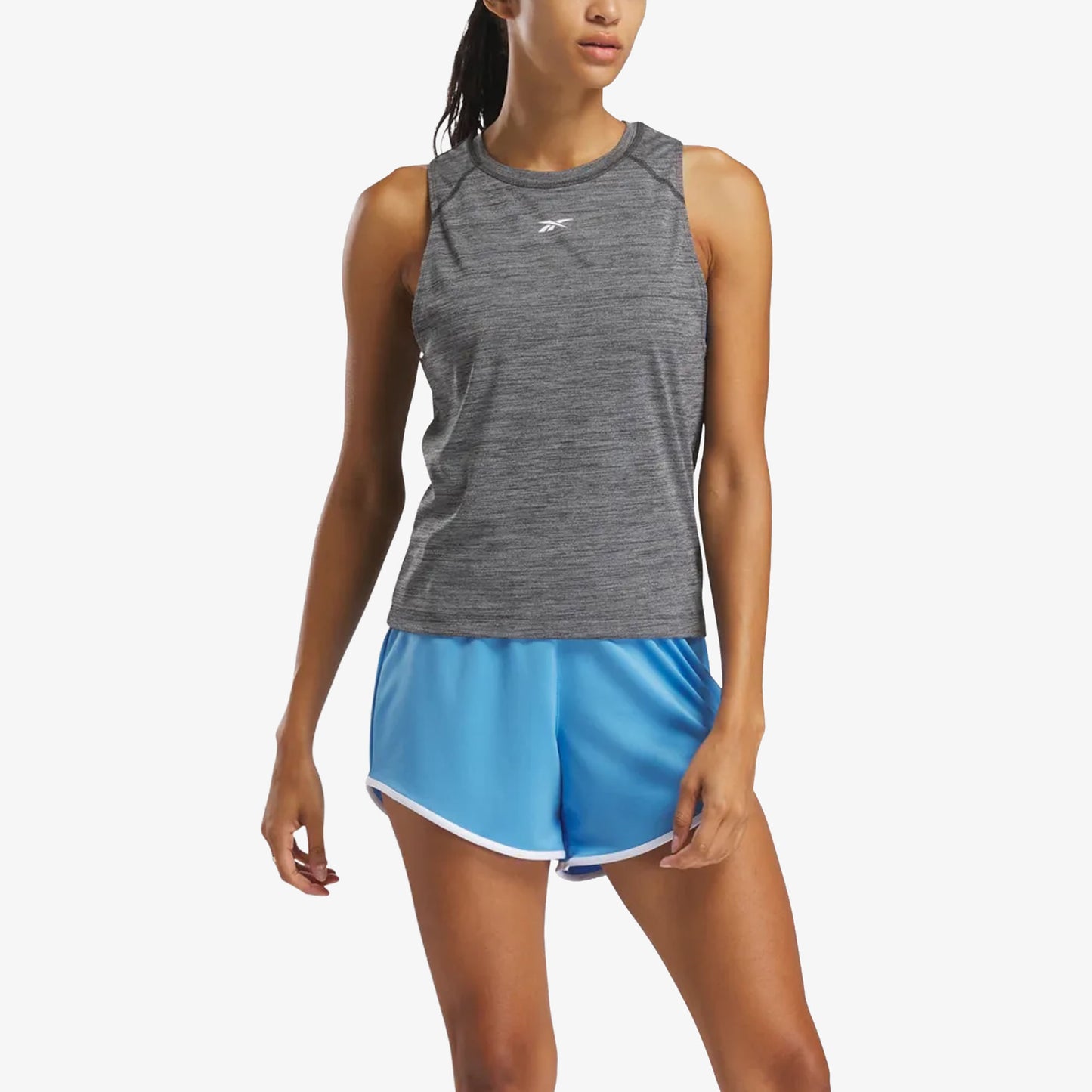 Camiseta Reebok Train Tank Mujer Gris
