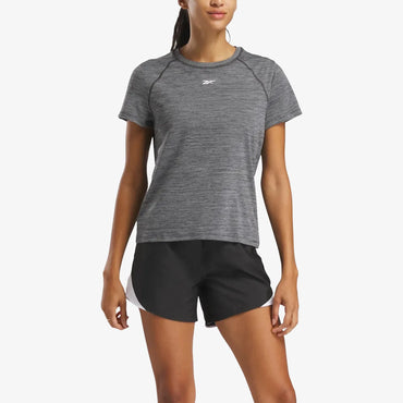 Camiseta Reebok Id Train Tee Mujer Gris