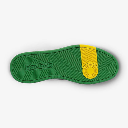 Tenis Reebok BB 1000 Unisex Blanco Verde Amarillo