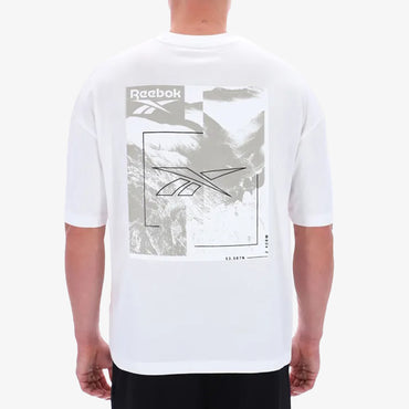 Camiseta Reebok Melvin Mountain Hombre Blanco