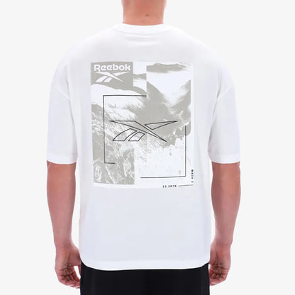 Camiseta Reebok Melvin Mountain Hombre Blanco