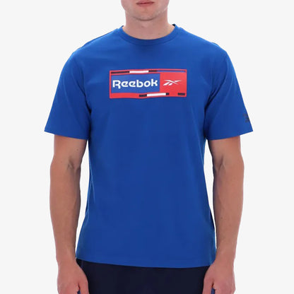 Camiseta Reebok Crewneck Tee Hombre Azul