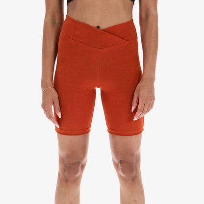 Lycra Reebok Hr Cycle Short Mujer Naranja