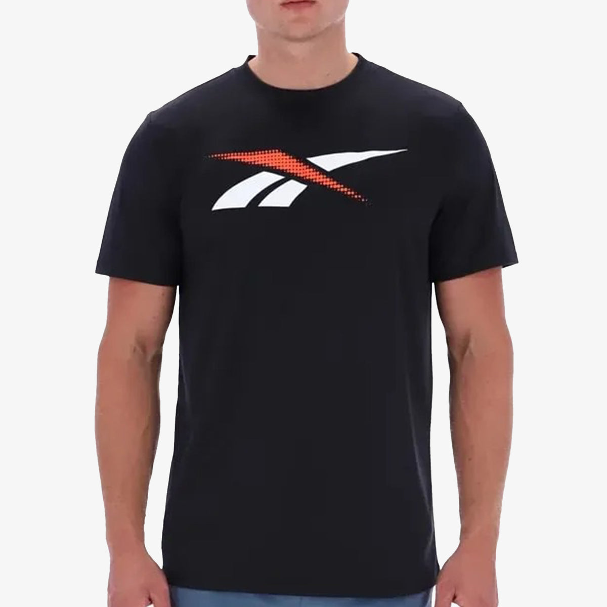 Camiseta Reebok Dotted Hombre Negro