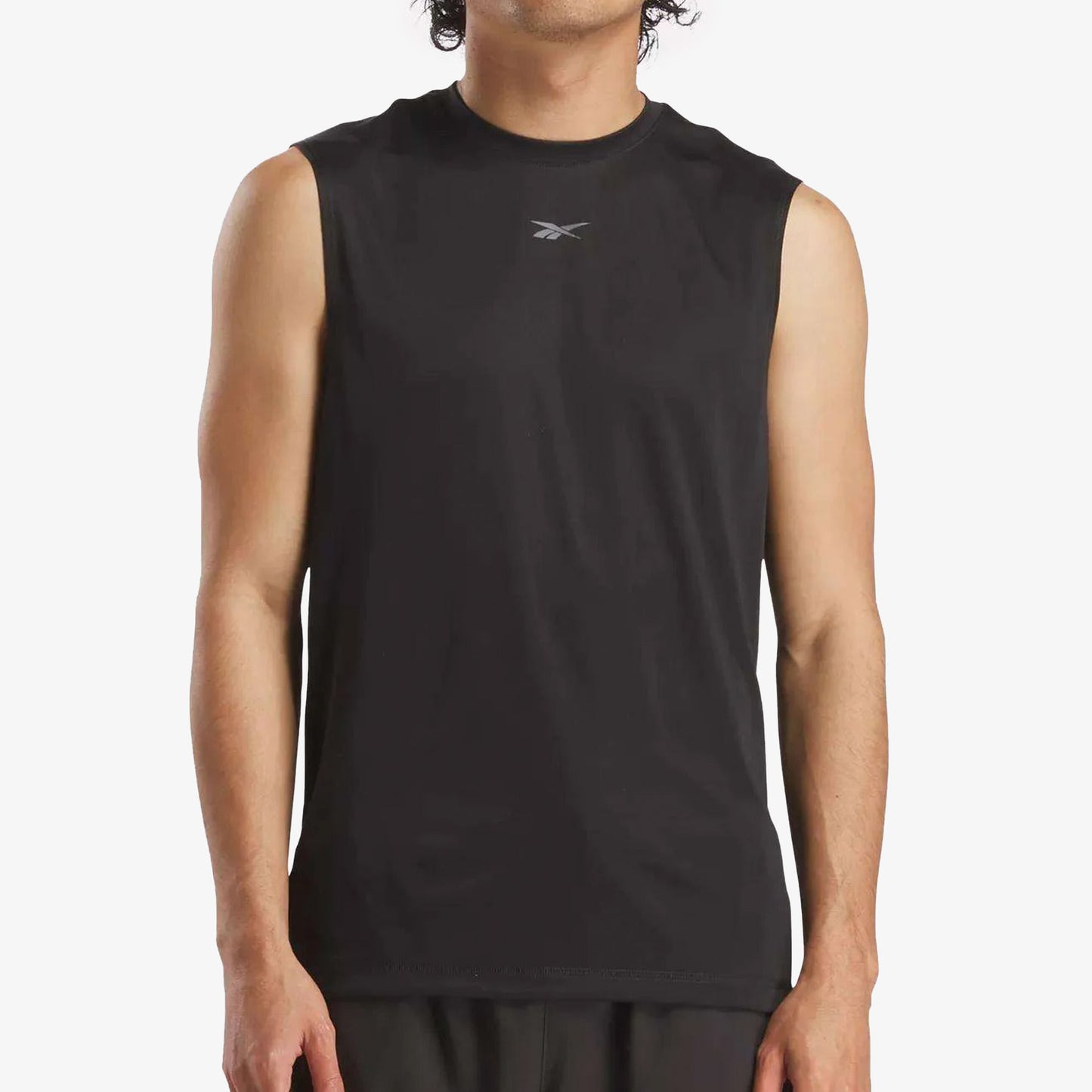 Camiseta Sisa Reebok Id Train Slvls Tech Tee Hombre Negro