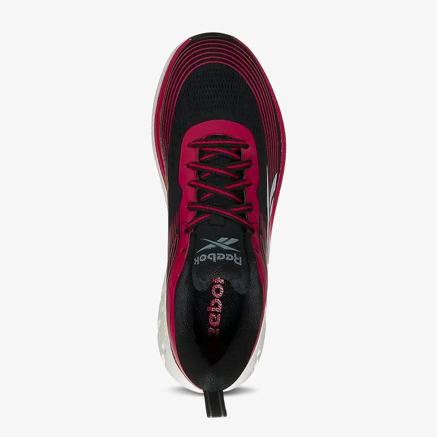 Tenis Reebok Road Strider Hombre Negro Rojo