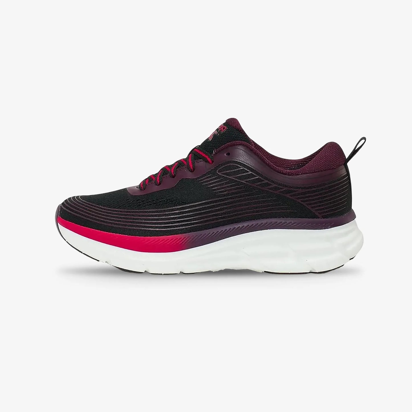 Tenis Reebok Road Strider Mujer Negro Fucsia