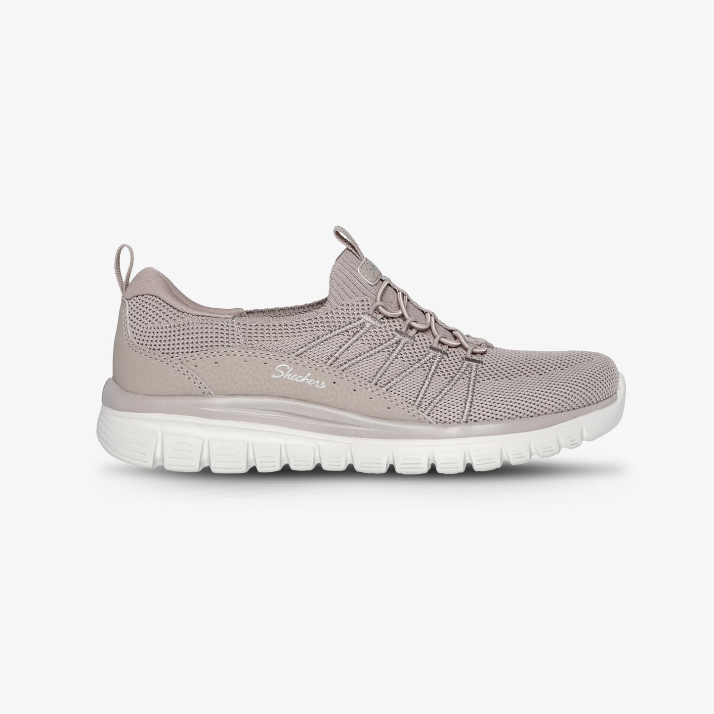 Tenis Skechers Graceful Picture Perfect Mujer Beige
