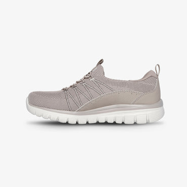 Tenis Skechers Graceful Picture Perfect Mujer Beige