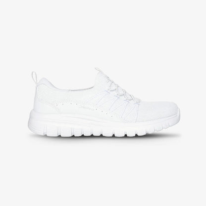 Tenis Skechers Moda Graceful Picture Perfect Mujer Blanco
