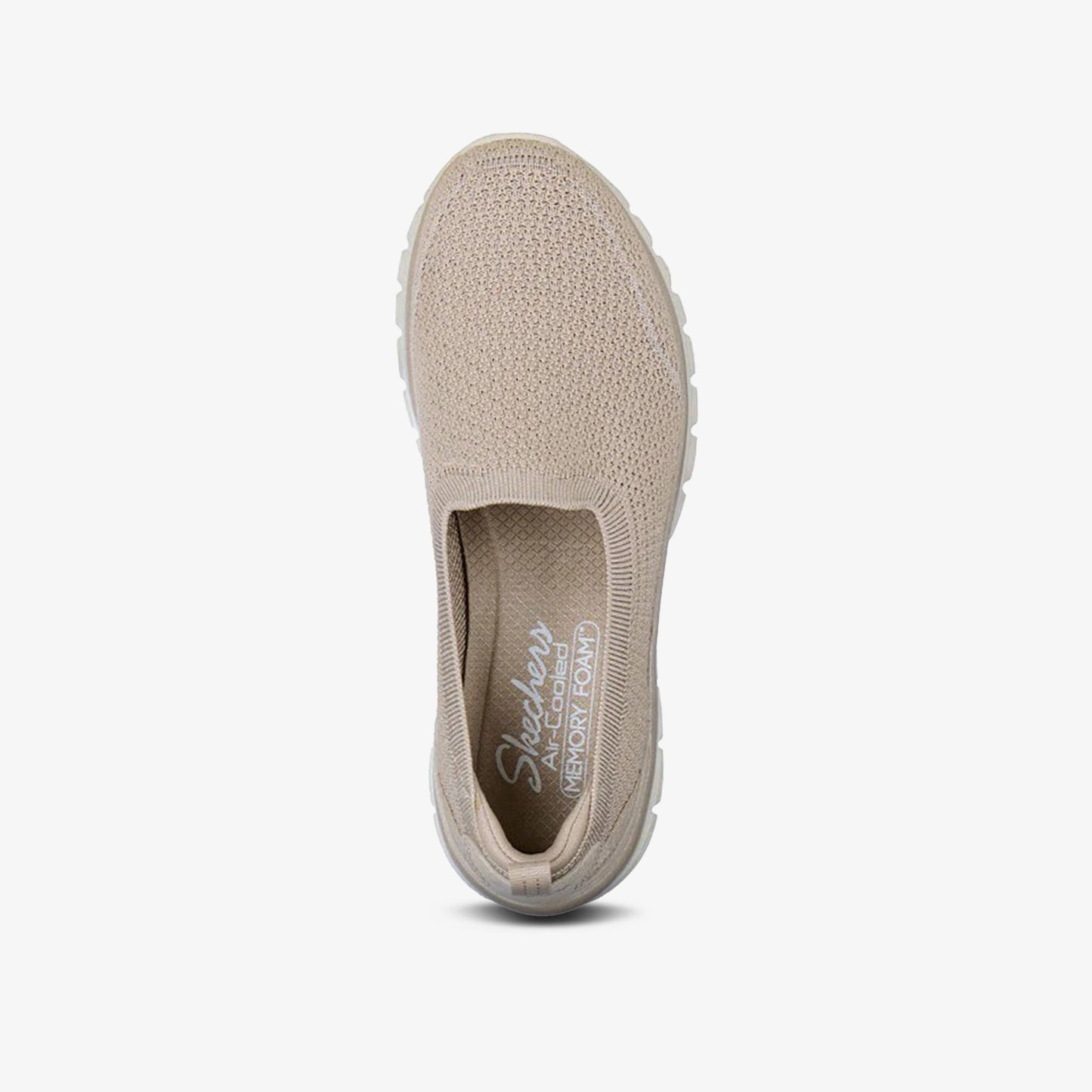 Tenis Skechers Graceful Breezestep Taupe Mujer Beige