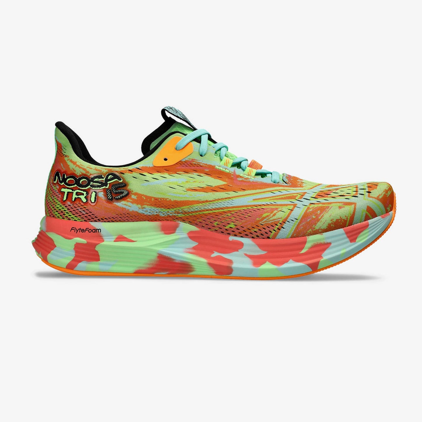 Tenis Asics Noosa Tri 15 Hombre Verde Naranja